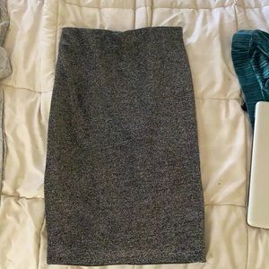 Shimmery Pencil Skirt